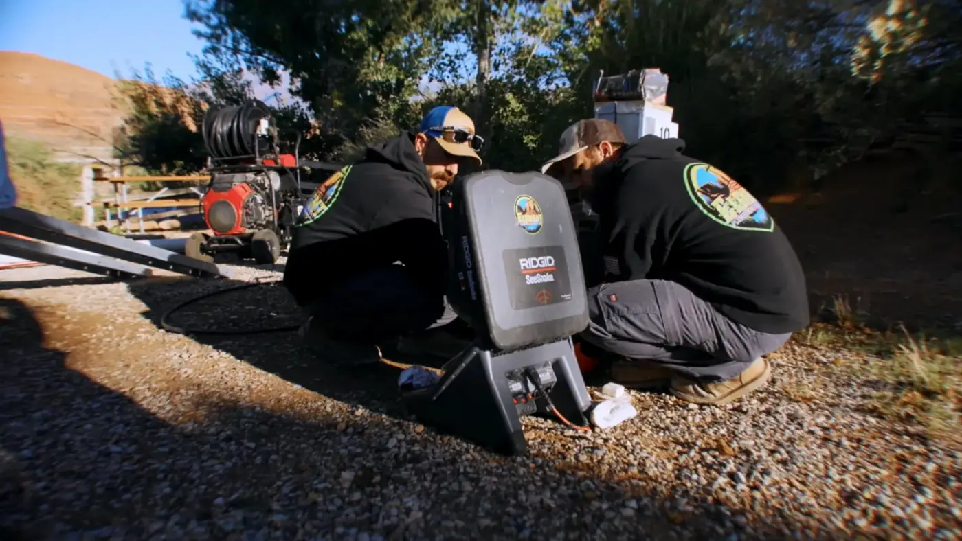 Element Plumbing has a camera that can look down sewer lines to see where there is a break
